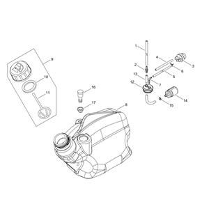 Fuel Tank for ECHO RM-520ES