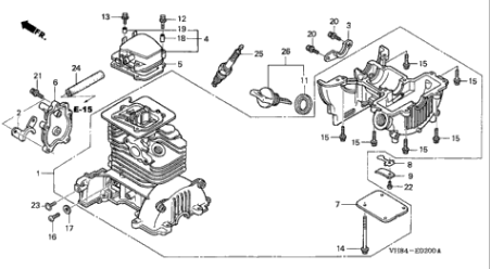 Crankcase Set for Honda