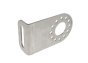 Right Angle Socket Adaptor Plate, Stainless Steel, No Slot