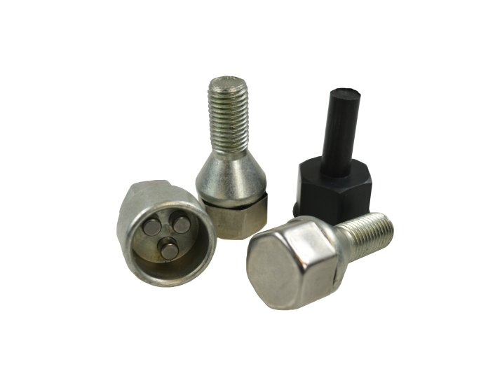 M12 x 1.5 High Tensile Locking Wheel Bolts for Trailers and Caravans