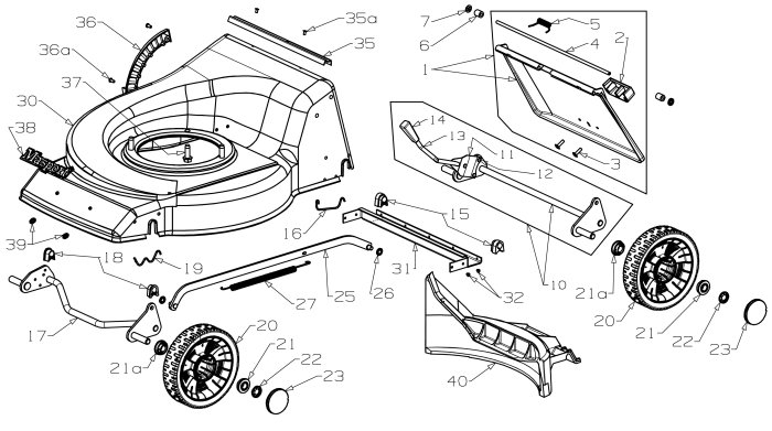 Deck Assembly for Masport 200ST