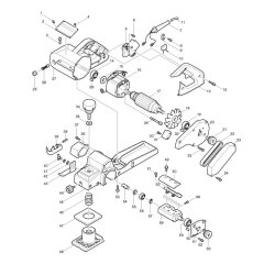 Makita 1100 Planer Assembly