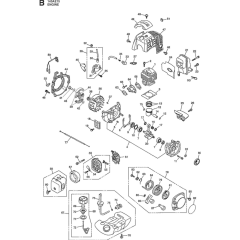 Engine Assembly for Husqvarna
