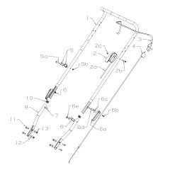 Handle Assembly for Masport Mower