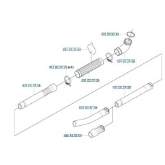 Tube Assembly for Husqvarna 165 BT