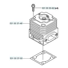 Cylinder Assembly for Husqvarna