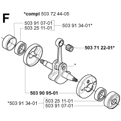 Crankshaft Assembly for 225RD