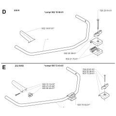 Handle Assembly for 232RJ