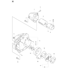 Clutch Assembly for Husqvarna 241RJ