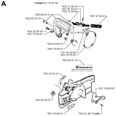 Chain Brake Assembly Husqvarna 246