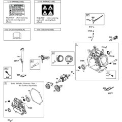 Camshaft, Crankshaft & Cylinder