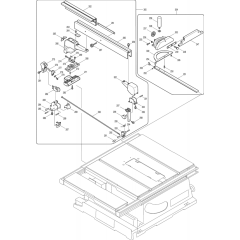 Makita 2704 Main Assembly