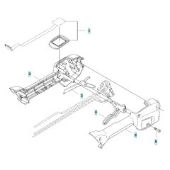 Handle Assembly for Husqvarna 315iC
