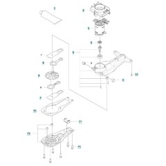 Gears for Husqvarna 322iHD60