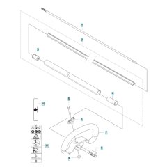 Shaft & Handle for Husqvarna 325iL