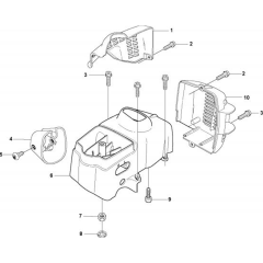 Cover for Husqvarna 326 LDx