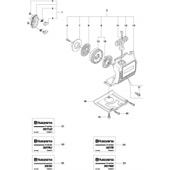 Starter-1 for Husqvarna 327 LDx