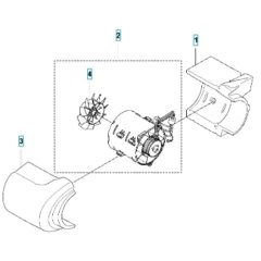 Fan for Husqvarna 340iBT