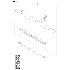 Shaft Assembly for Husqvarna 343R