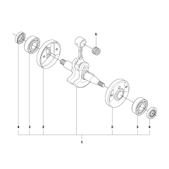 Crankshaft Assembly for 355FXT