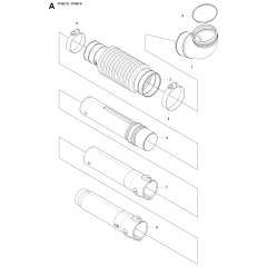 Tube Assembly for Husqvarna 370BTS