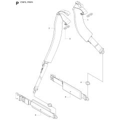 Harness Assembly for Husqvarna 370BTS