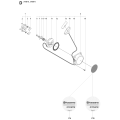 Starter Assembly for Husqvarna 370BTS