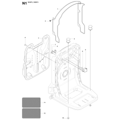 Frame Assembly for Husqvarna 380BTS