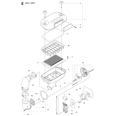Carburetor & Air Filter for Husqvarna