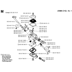 Carburetor Assembly for Husqvarna 40