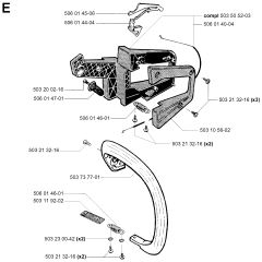 Husqvarna 40 Handle Assembly