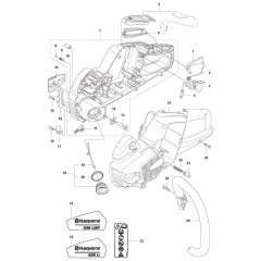 Crankcase Assembly for Husqvarna
