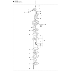 Carburetor Assembly for 443RB