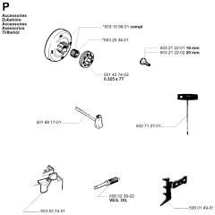 Accessories for Husqvarna 45