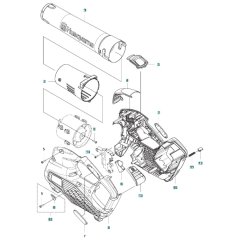 Chassis for Husqvarna 525iB