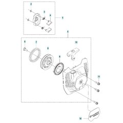 Starter Assembly for Husqvarna 525 LS