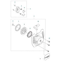 Starter Assembly for Husqvarna 525RX