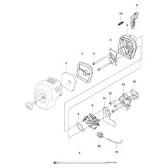 Air Filter Assembly for Husqvarna 525RXT