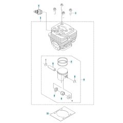 Cylinder Assembly for Husqvarna