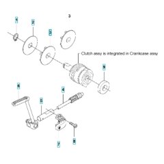 Clutch for Husqvarna 535i XP