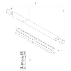 Shaft for Husqvarna 535iFR