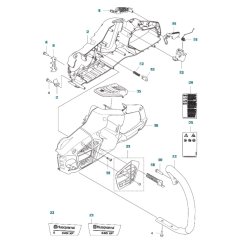 Chassis for Husqvarna 540i XP