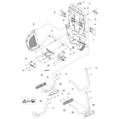 Housing for Husqvarna 550iBTX