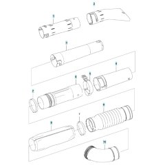 Tube for Husqvarna 550iBTX