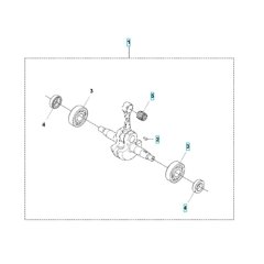 Crankshaft Assembly for 580BTS