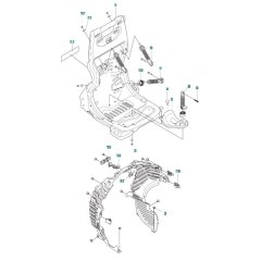 Frame Assembly for Husqvarna 590BFS