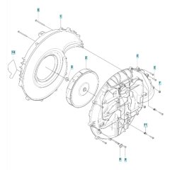Fan Assembly for Husqvarna 590BTS