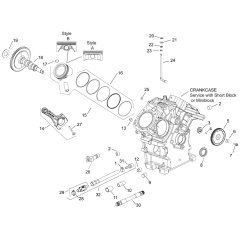 CrankCase for Kohler LH755
