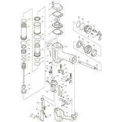 Makita AG125 Main Assembly