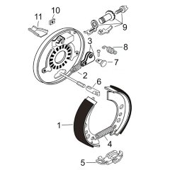 Brake Shoe Assembly TL90